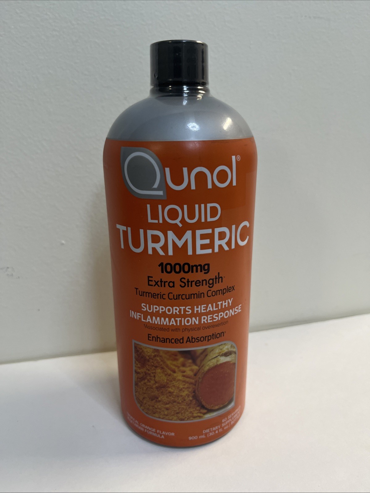 Qunol® Liquid Turmeric Complex 1000mg Extra Strength Tropical Orange 900ml 9/27