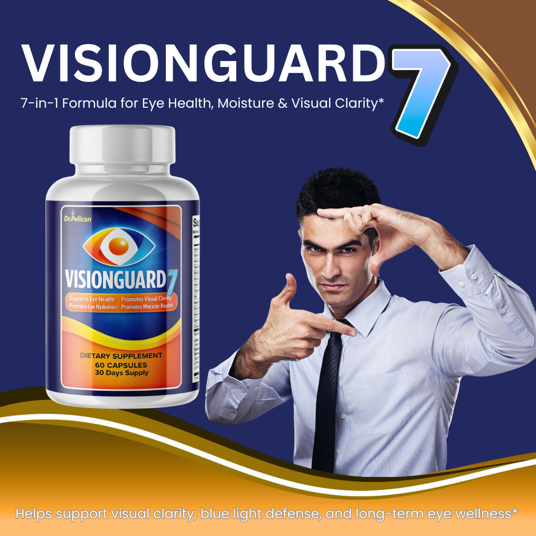 Visionguard 7-Eye Health Dietary Supplement-Vision Support with Lutein-5 Bottles