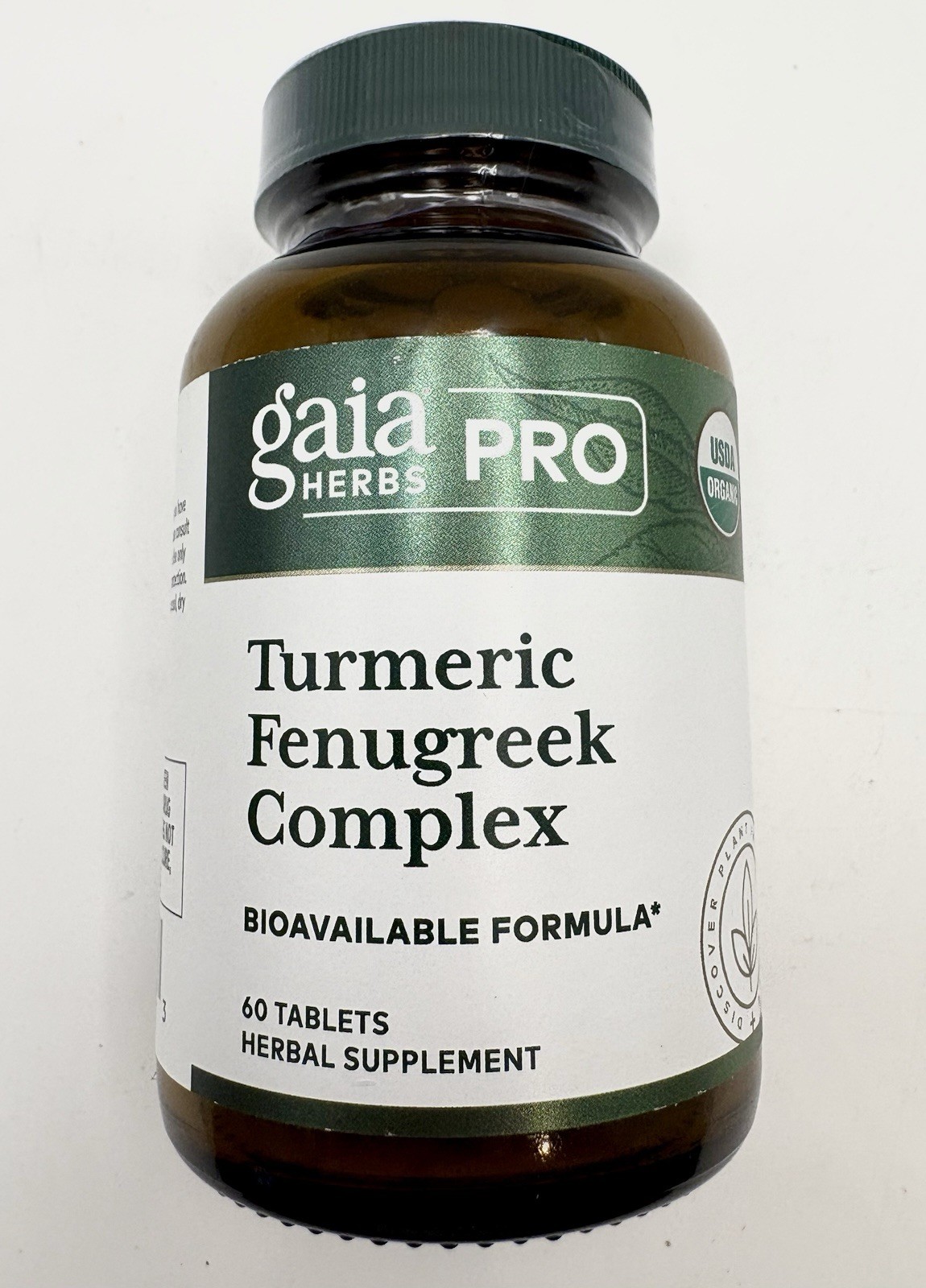 Gaia Herbs Pro – Turmeric Fenugreek Complex (60tablets) Expires 10/9/2026