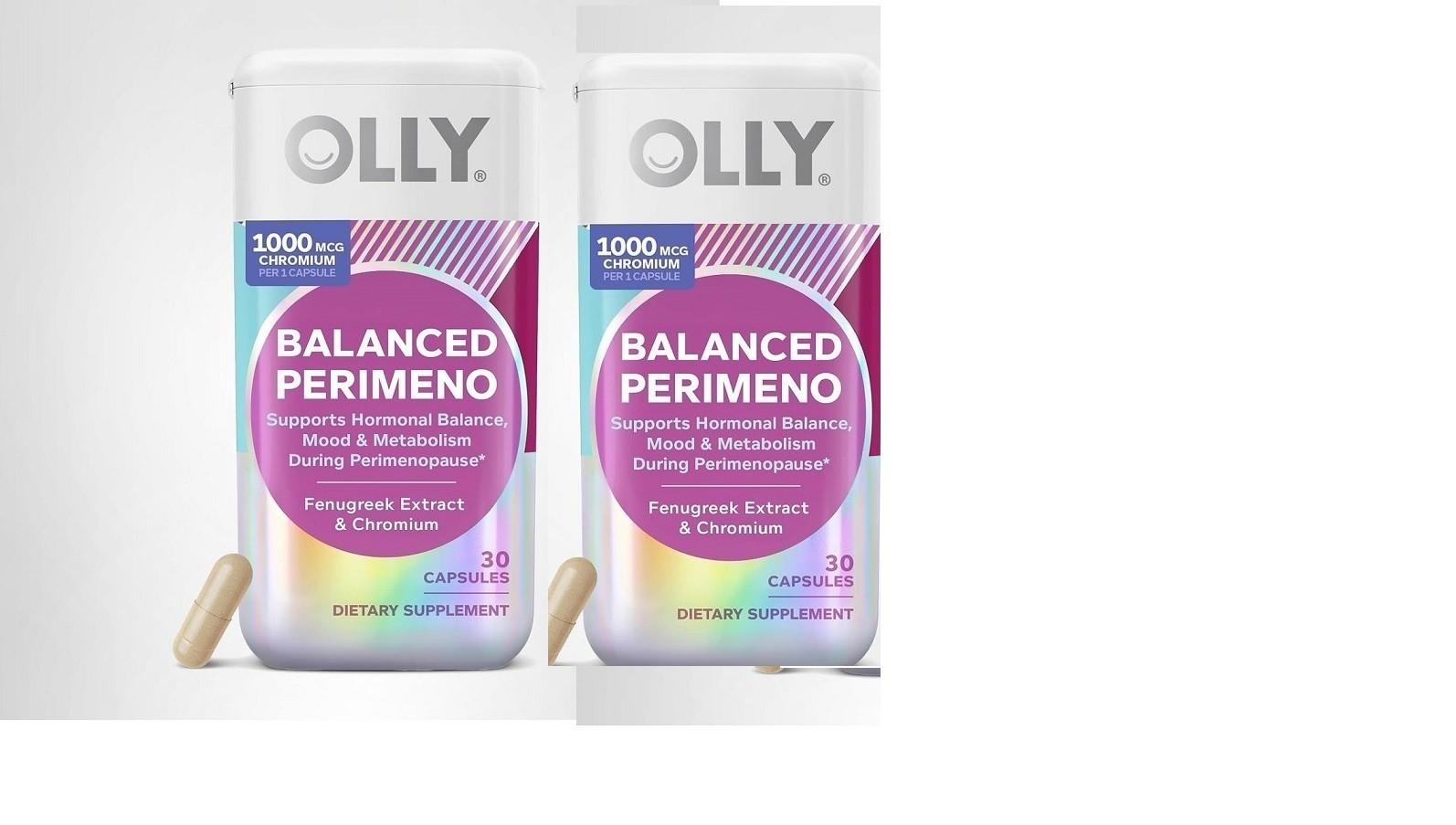OLLY Balanced Perimeno 30-CAPSULES(pack of 2)total 60 exp 8/27