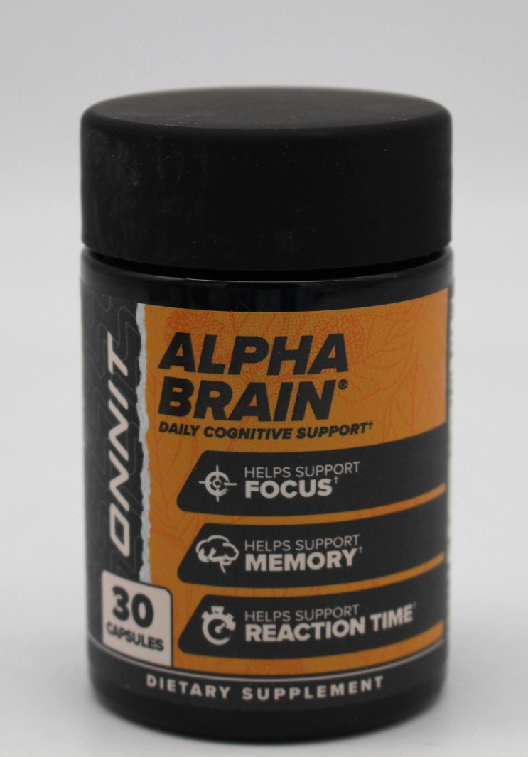 Onnit Alpha Brain Daily Cognitive Support 30 Capsules Supplement – EXP 05/2027