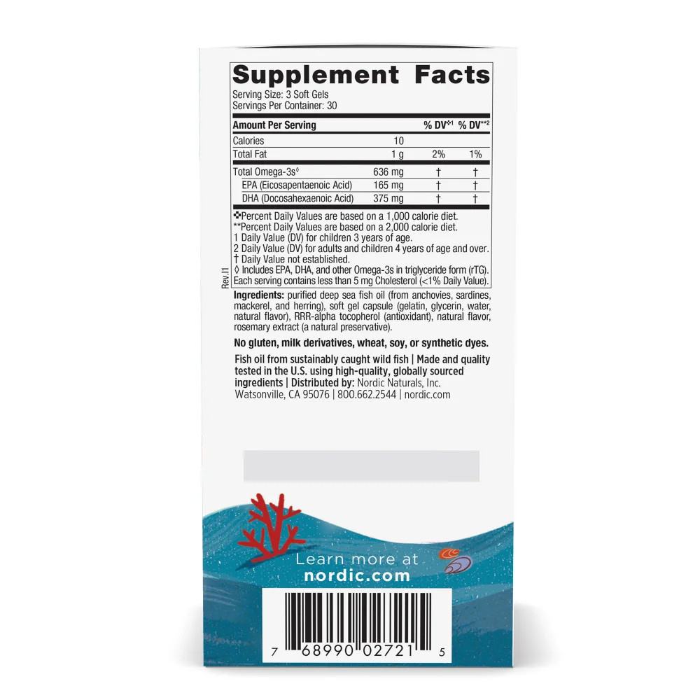 Nordic Naturals Children’s DHA Xtra – Concentrated Omega-3 for Kids, DHA, 90 Ct