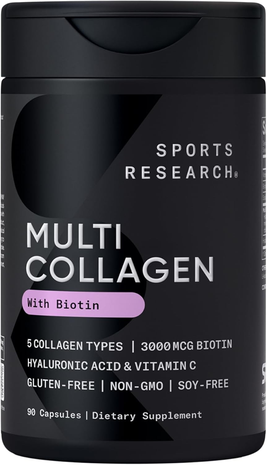 Sports Research Biotin Infused Collagen Peptides 90 Caps