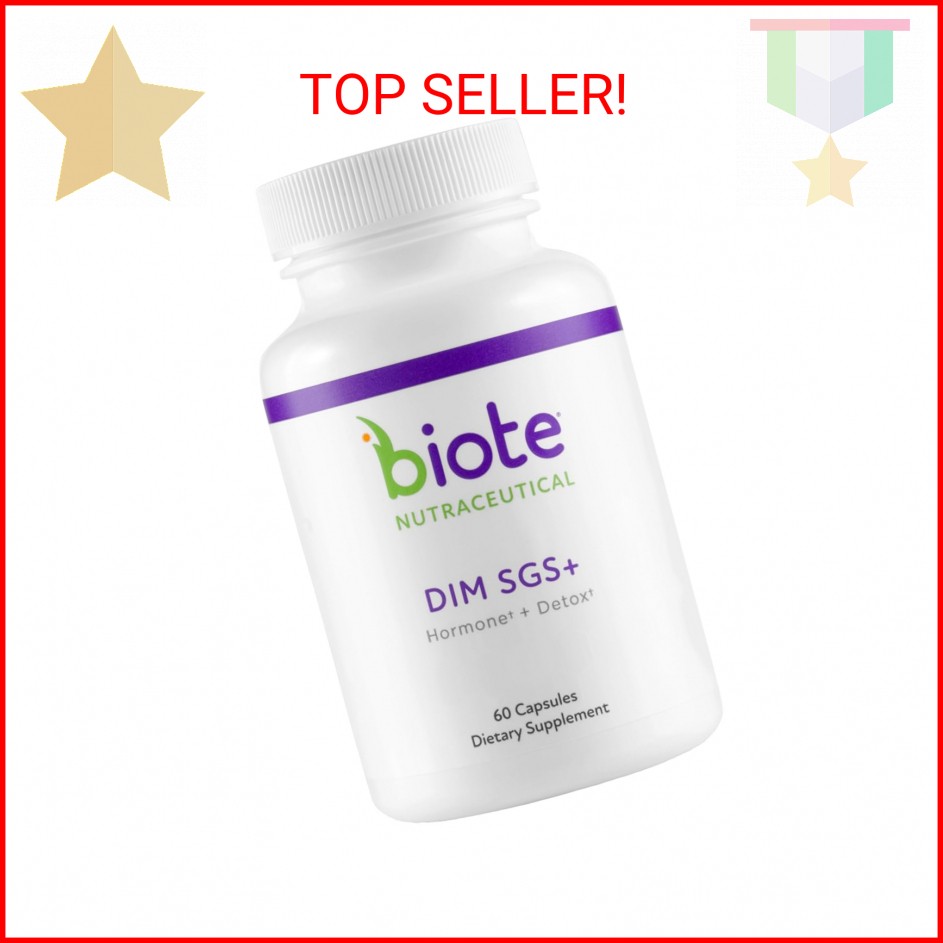 Biote Nutraceuticals – DIM SGS + – Hormone + Detox (60 Capsules)