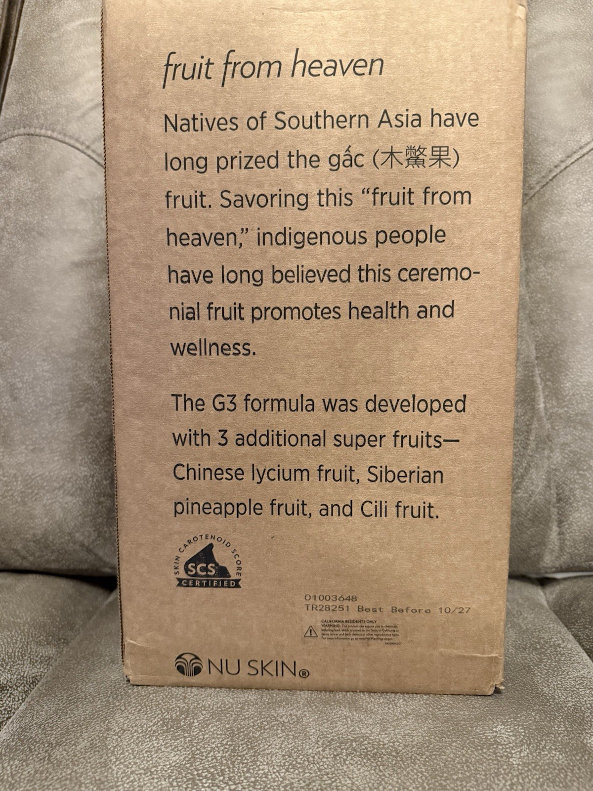 11/2027 Nu Skin Nuskin Pharmanex G3 Juice 2 Bottles. Boxed/Sealed Exp. 10/2027
