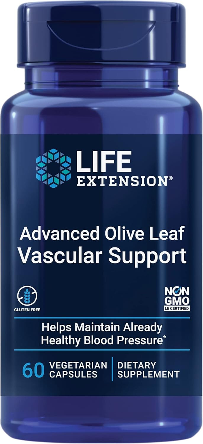 Life Extension Advanced Olive Leaf Vascular Support 60 Vegetarian capsules