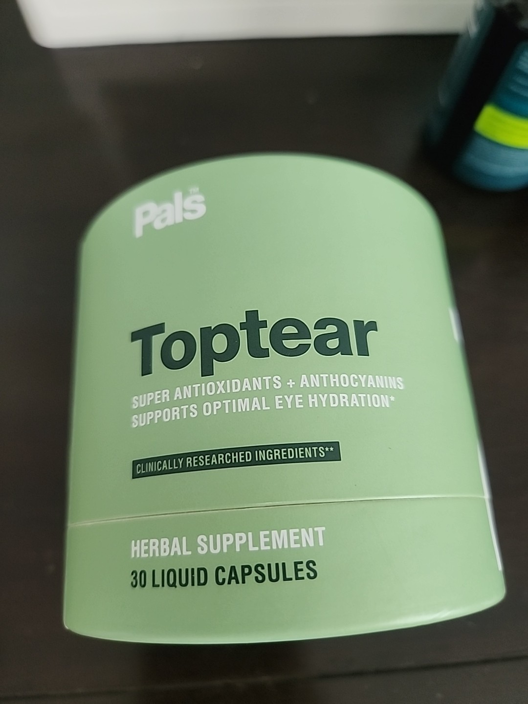 Pals Dry Eye Relief Supplements for Adults with Pure Bilberry Extract Toptear.