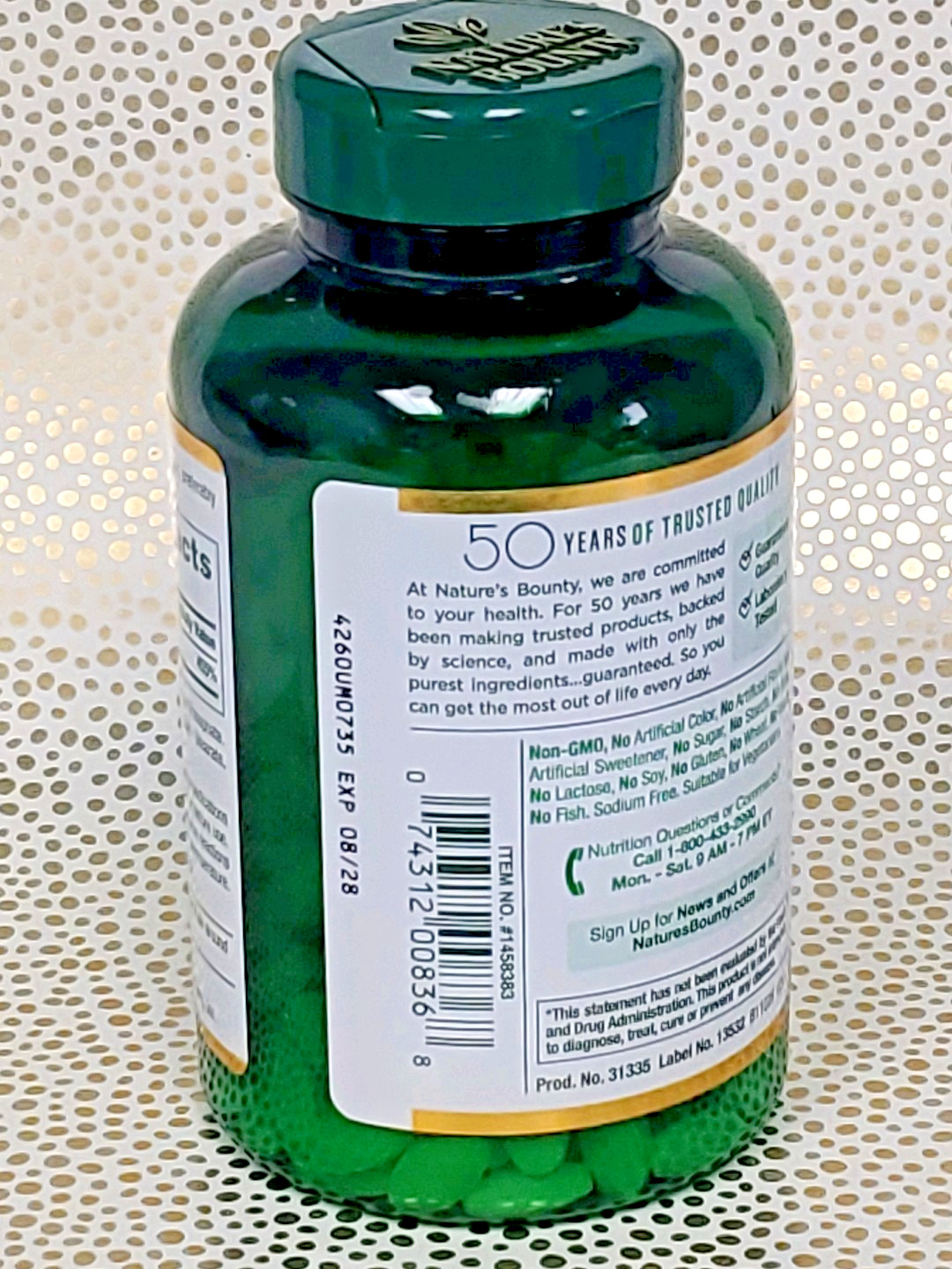 NATURE’S BOUNTY ZINC 50mg 400 ct Tablets Supports ~ Immune Health ~ Exp. 08/2028