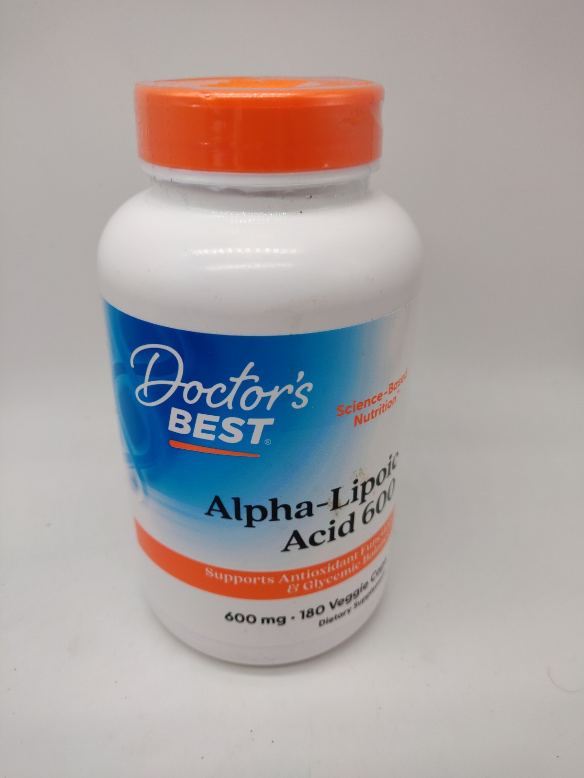 Doctor’s Best Alpha Lipoic Acid 600 mg LARGER 180 Ct Exp 07/2026