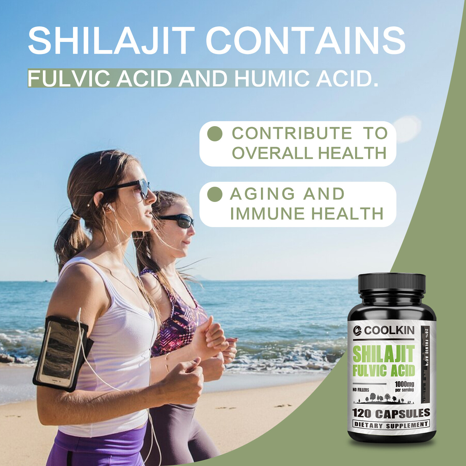 Shilajit Fulvic Acid 1000mg – Antioxidant, Energy Support Improve Endurance