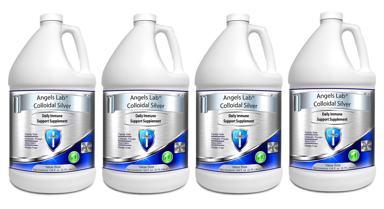 Colloidal Silver 4 Gallon BULK Angels Lab 10ppm