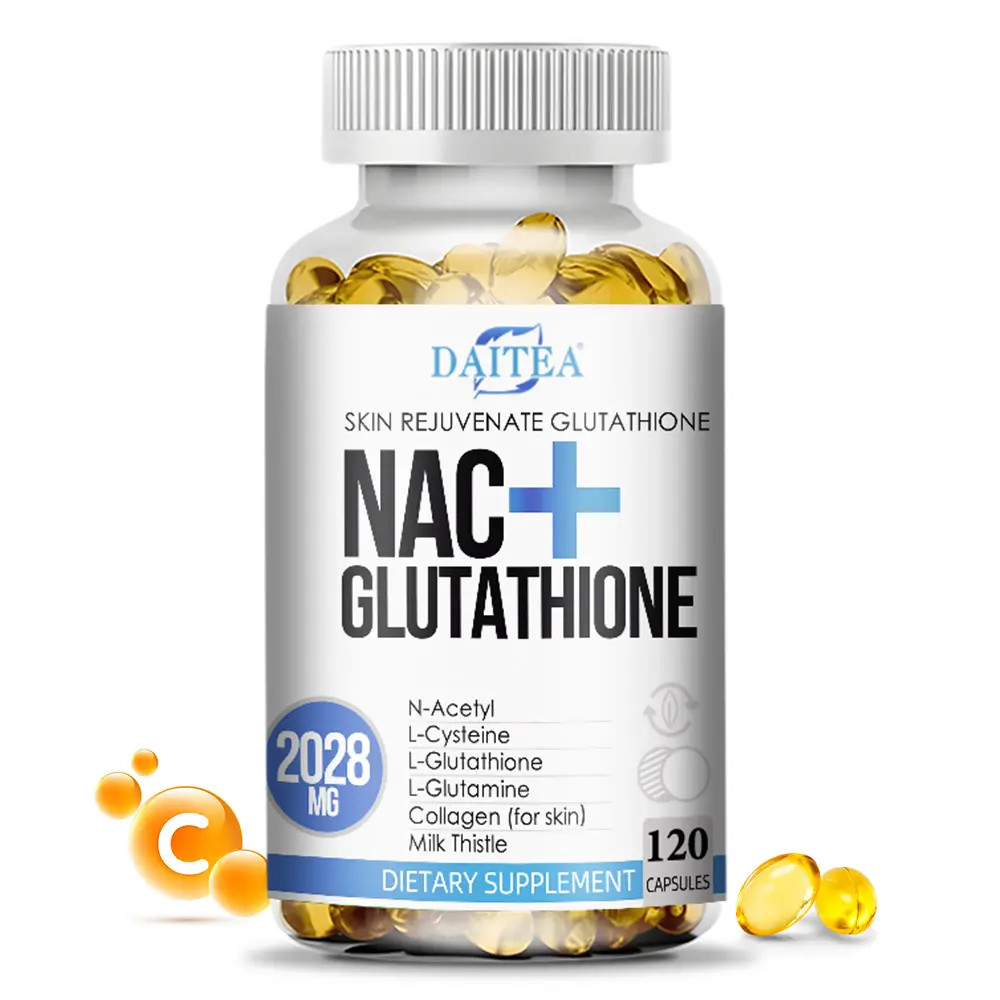 NAC Glutathione Complex Supplement Antioxidant Support for Skin & Liver Health
