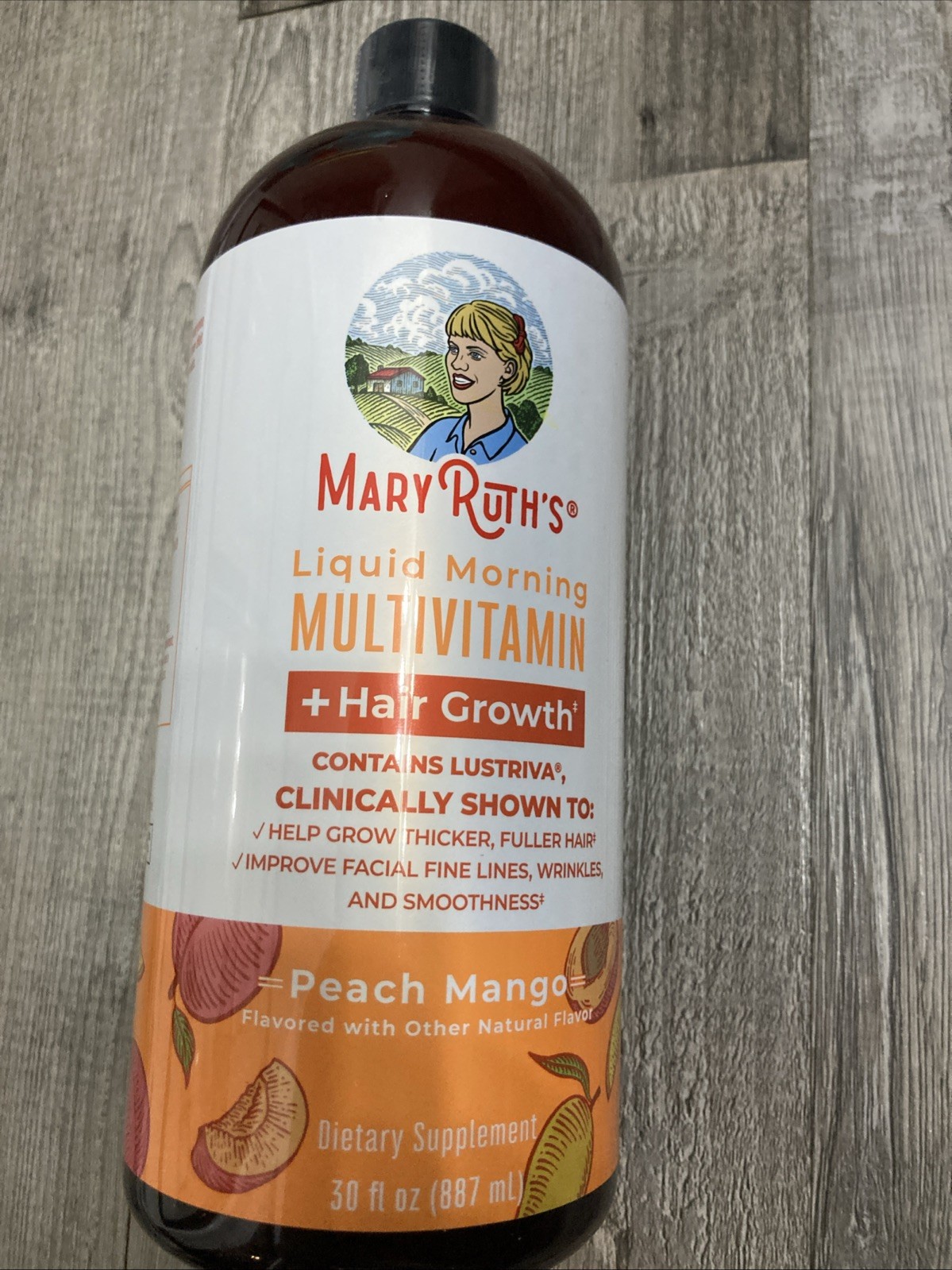 Mary Ruth’s Liquid Morning Multivitamin +Hair Growth 30oz Sealed! Best By 06/27