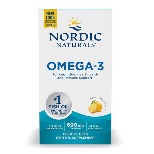 Nordic Naturals Omega-3 690mg Immune Support 60 Count Soft Gels SHIPS SAME DAY