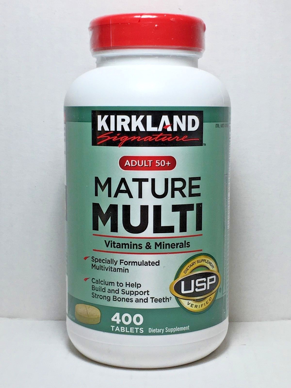 Kirkland Signature Mature Multi 400 Tablets *Adult 50+ Multi Vitamin & Mineral*