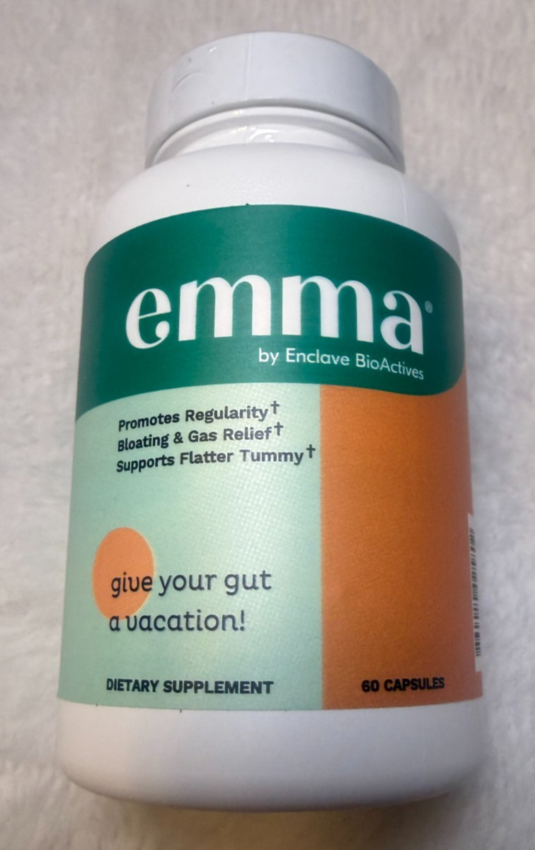 Emma Enclave BioActives Digestive Support Supplement 60 Capsules New Exp 12/27