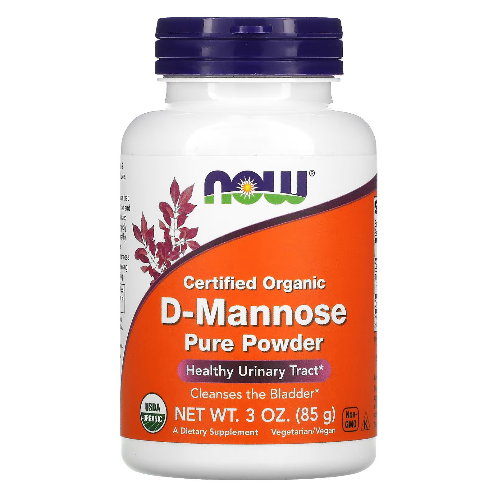 2 X NOW Foods, D-Mannose Pure Powder, 3 oz (85 g)
