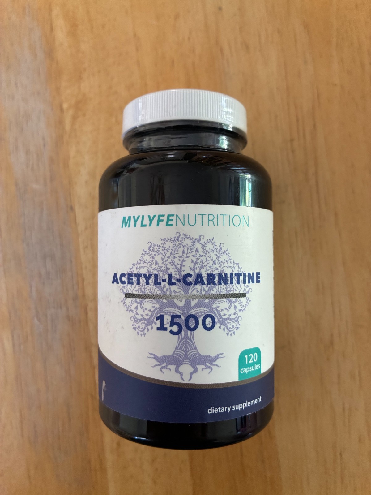 Mylyfe Nutrition Acetyl l-Carnitine 1200mg 120 Capsules