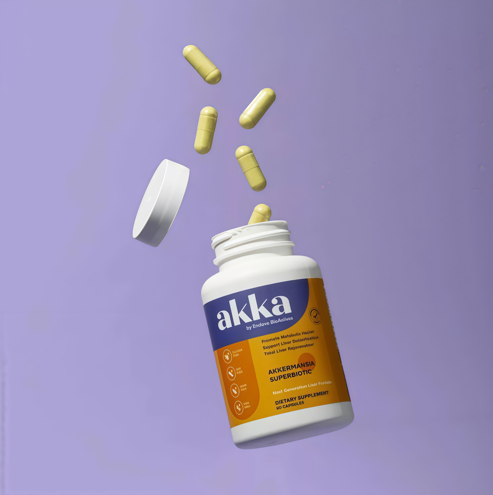 3PCS-AKKA-Premium Liver Cleanse Detox & Repair Superbiotic,Gut Health