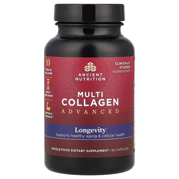 Ancient Nutrition Multi Collagen Advanced Longevity 90 Caps Exp10/28/2027 SEALED