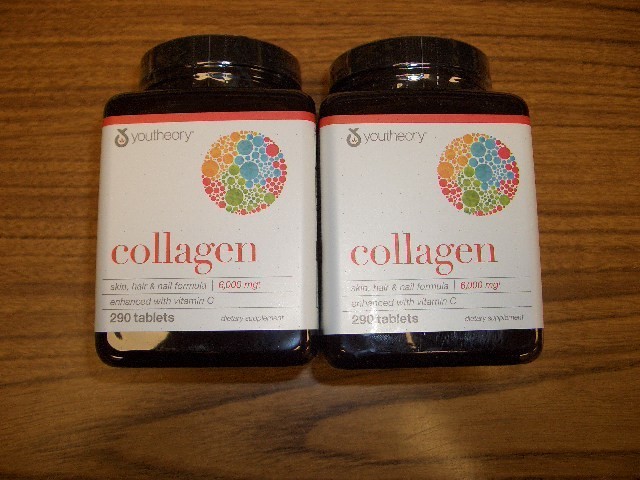 2-Youtheory Collagen Enhanced Formula -Skin,Hair, Nail-6000 mg 290 Tablets 12/28