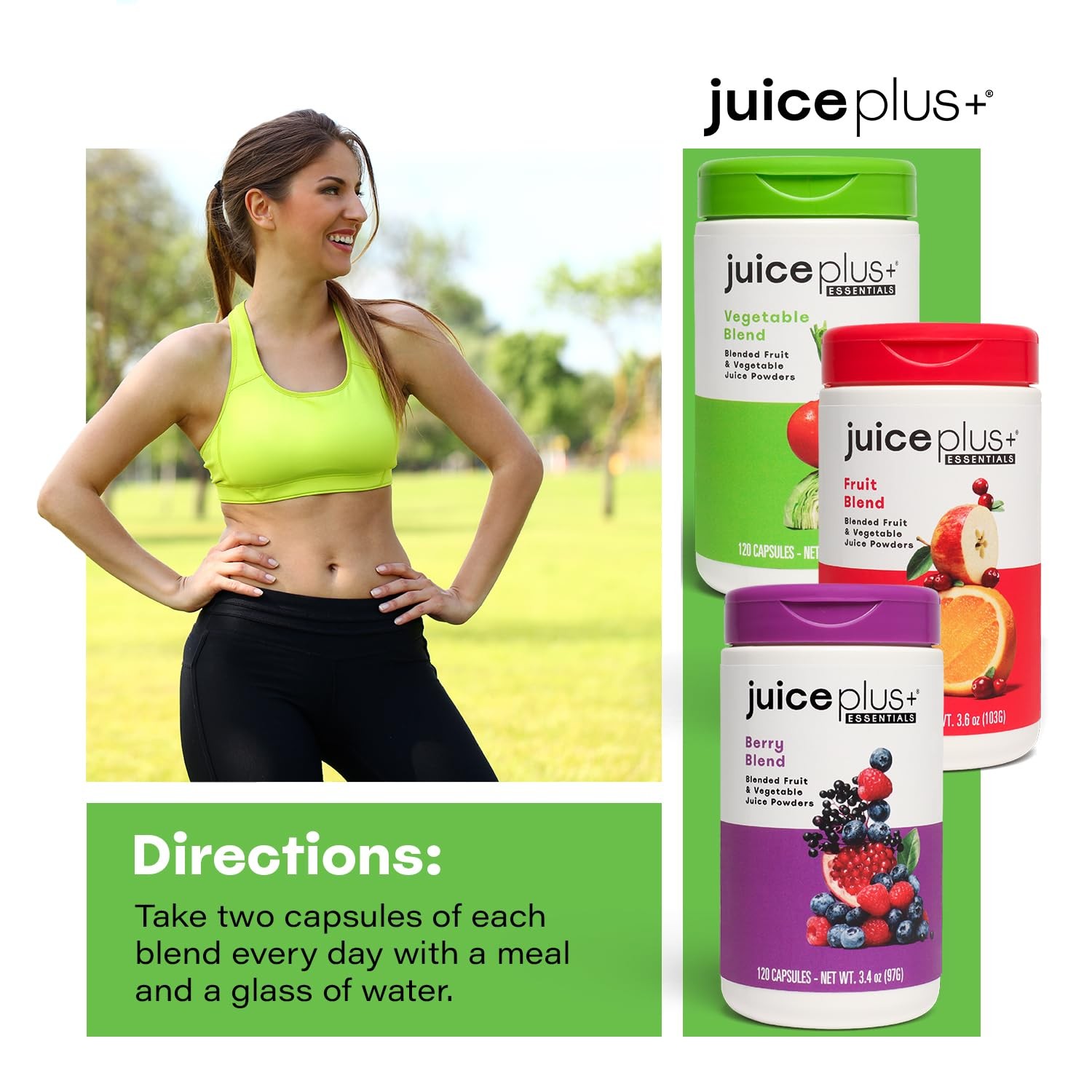 JuicePlus+ Fruit Vegetable & Berry Blend Nutrient-Packed Ingredients For Hear…