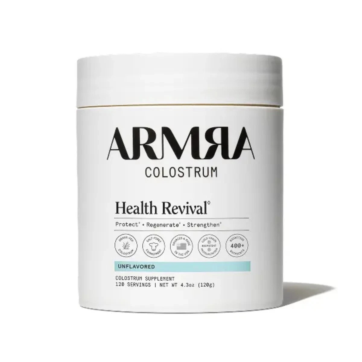 ARMRA Grass Fed Bovine Colostrum Powder Gut Immune Hair Skin Support 120 Serv