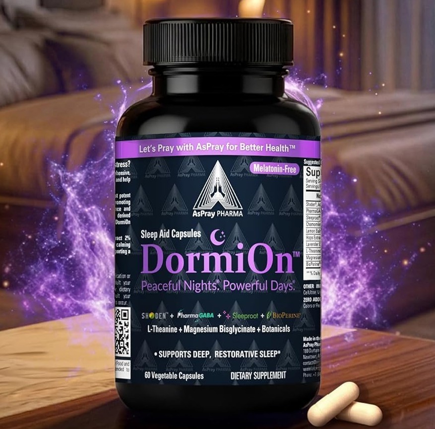 DormiOn™ Sleep + Restore + Stress Supplement – Melatonin-Free Non-Habit – 60ct.