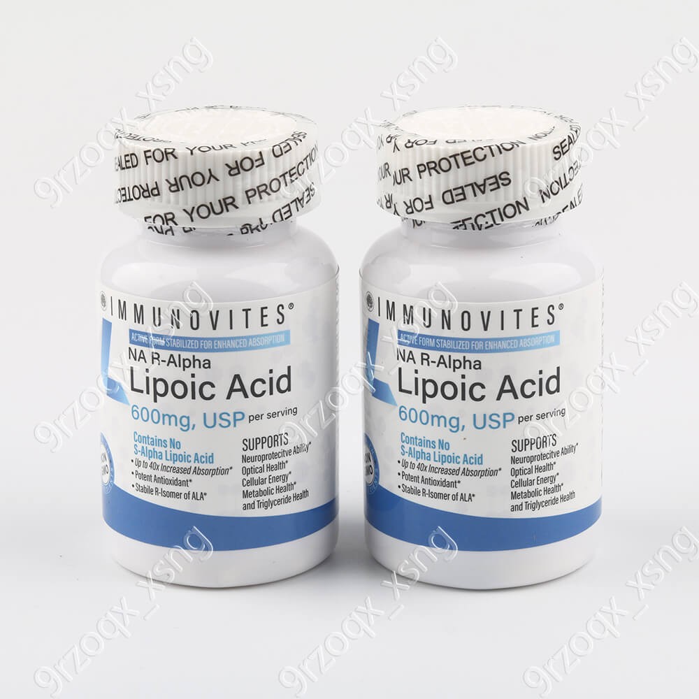 IMMUNOVITES Stabilized R-Alpha Lipoic Acid ((True)) 600mg per Serving ,EXP5/2028