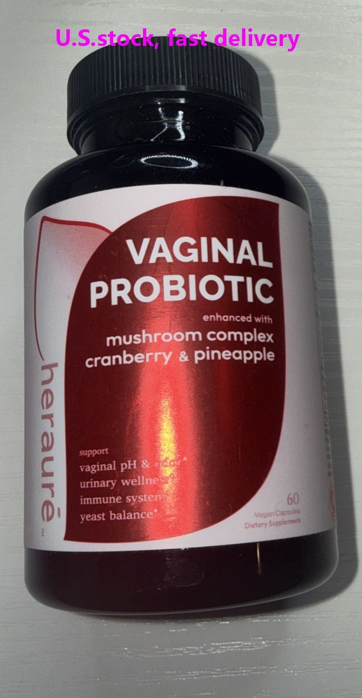 HerAuré Vaginal Probiotic – pH Balance, Odor Control & Flora Health, 60 Count