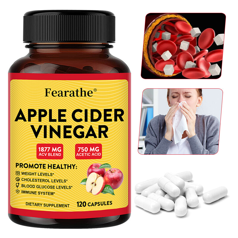 Apple Cider Vinegar Capsules, Premium Weight Loss, Weight Control, Cholesterol