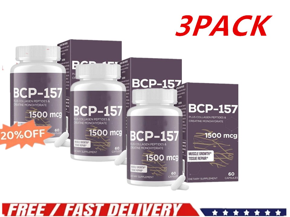 2x Capsules High-Purity Collagen 157 Peptide Formula Promotes Growth Muscle
