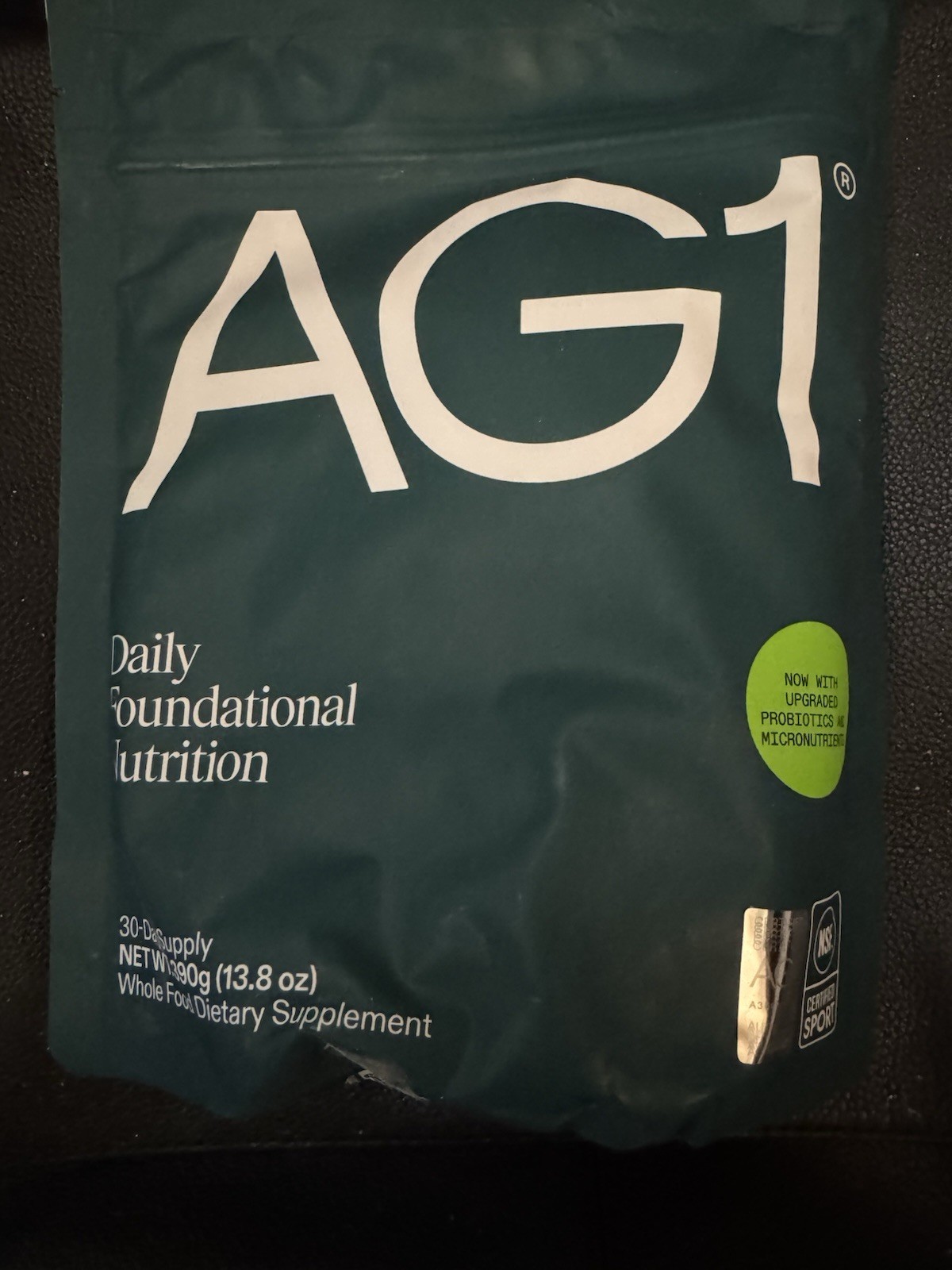 AG1 Athletic Greens PowderPouch 13.8oz/390g 30 Day Supply 1 Bag – Free Shipping