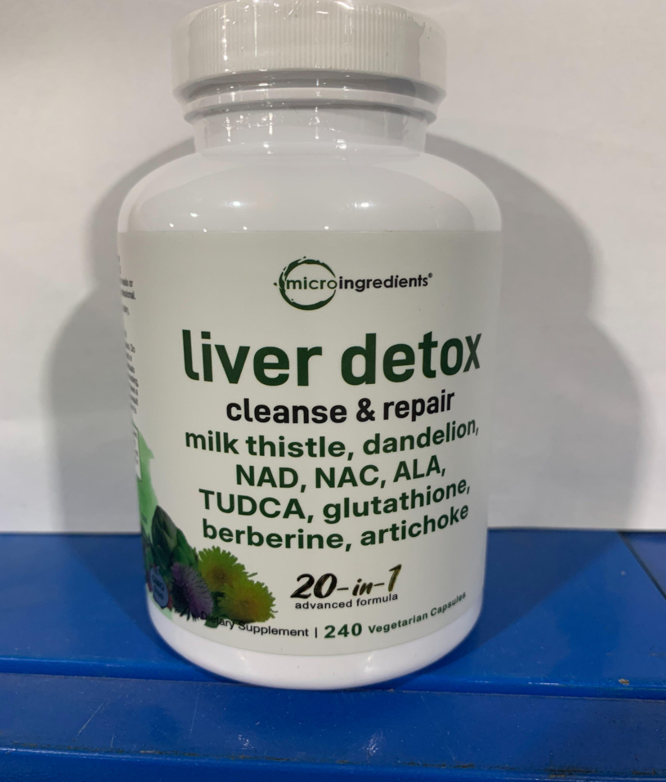 Liver Detox, 240 Veggie Capsules|20-in-1 Advanced Complex Liver Cleanse & Repair