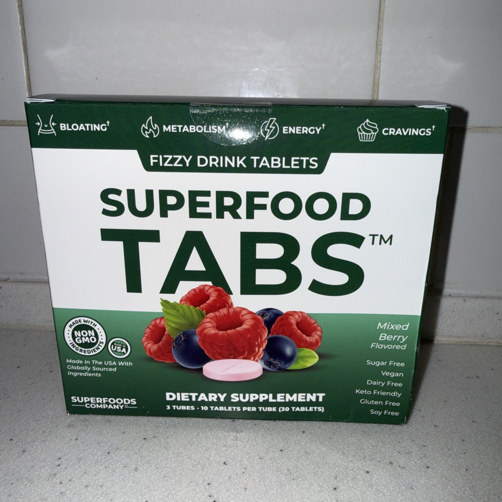 skinnytabs Superfood Tabs Detox Cleanse Drink – Fizzy Nutrition Supplement fo…