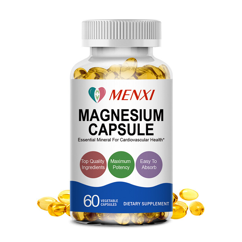 Magnesium Glycinate High Absorption,Improved Sleep,Stress& Anxiety Relief 500MG