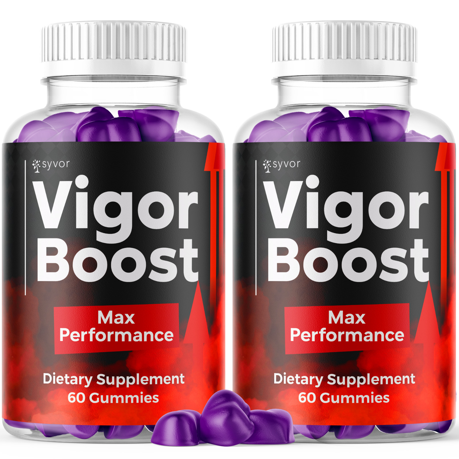 (2 Pack) Vigor Boost Gummys Advanced Male Support Formula VigorBoost 120 Gummies