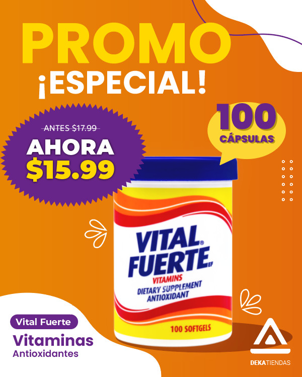 1 VITAL FUERTE 100 CAPS / VITAL STRONG 100 CAPS ANTIOXIDANT MULTIVITAMIN 💯✅