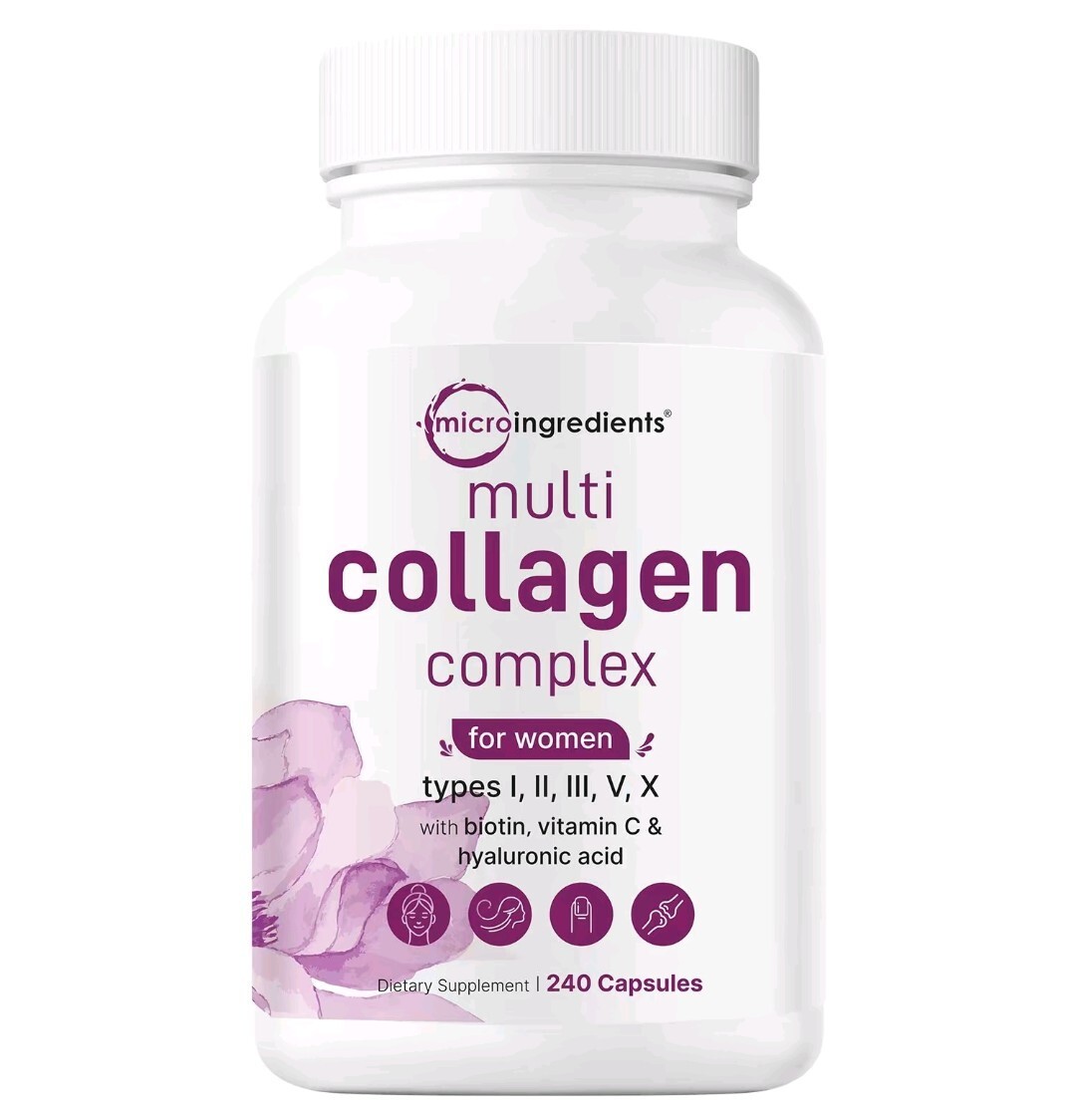 240 Ingredients Multi Collagen Complex, Micro Capsules+