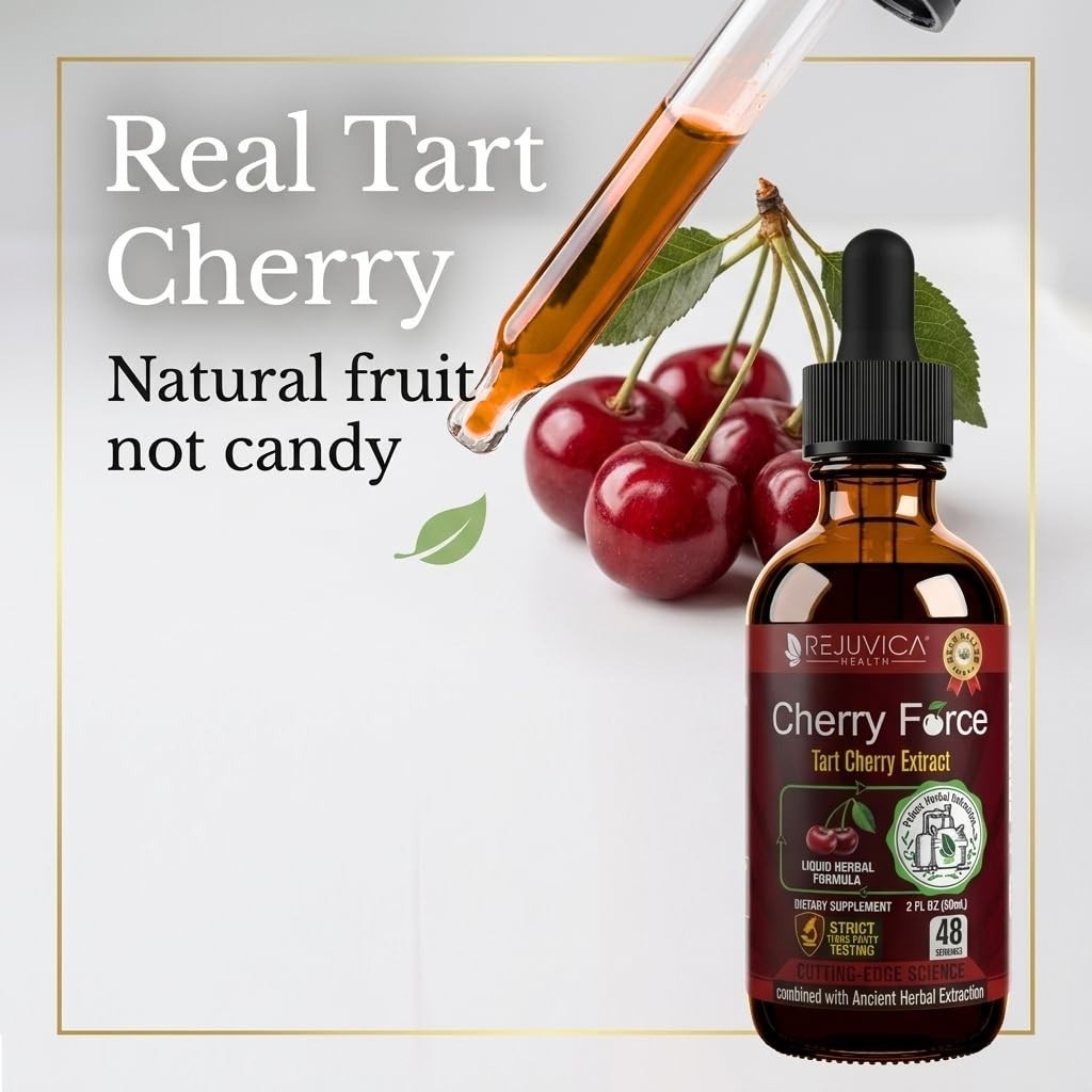 Tart Cherry Extract Liquid – Advanced Phytonutrient Formula for Better Absorptio