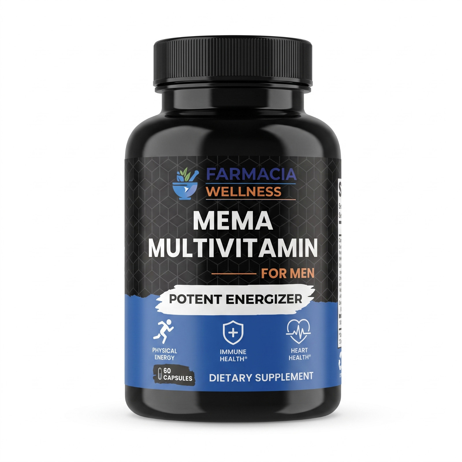 Farmacia Wellness Multivitamin for Men 60 Capsules Energy Immune Heart Health