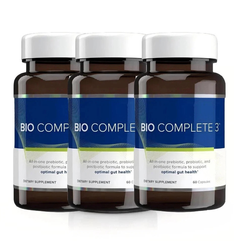Postbiotic 3 Complete Bio Capsules Prebiotic Probiotic 60Caps Supplement 3 PACK