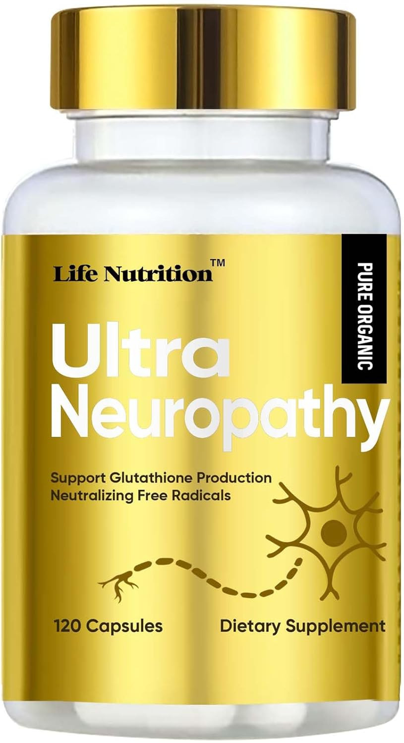 Life Nutrition Nerve Savior for Neuropathy, 120 Capsules Nerve Relief Supplement