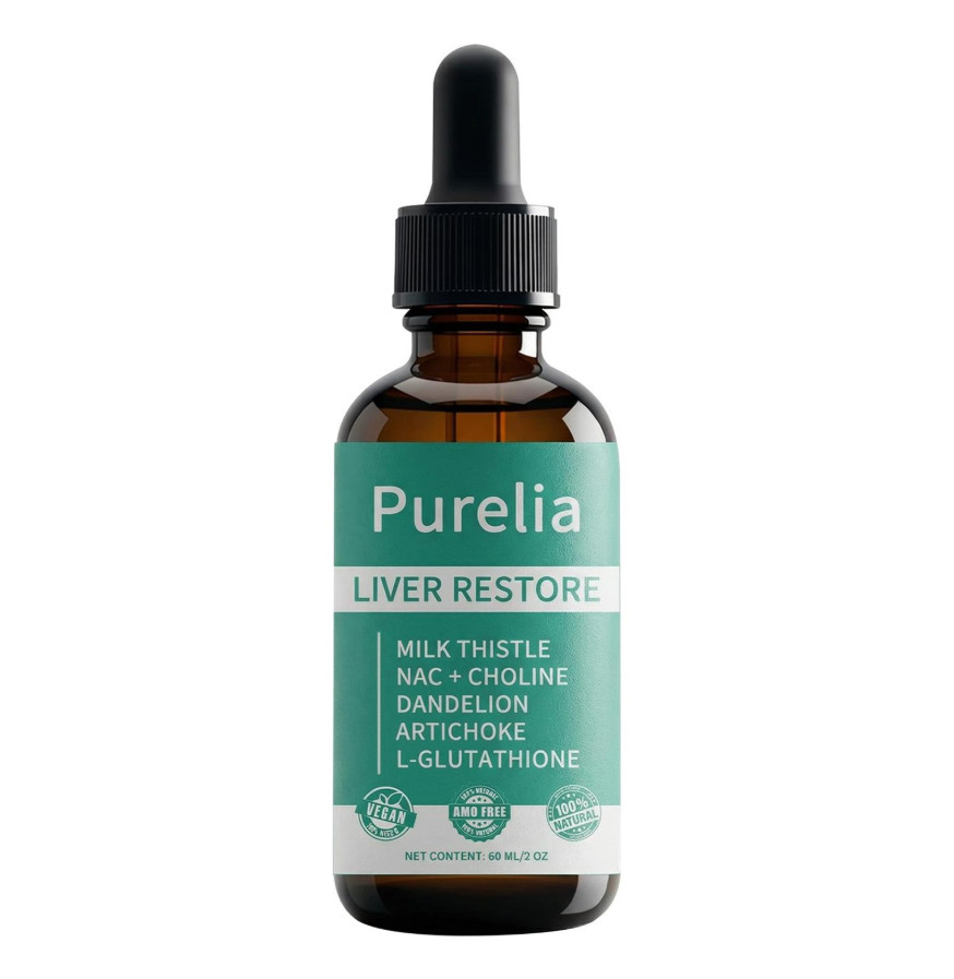 60ml 1-3 Bottles Purelia Liver Restore Drops Milk Thistle Optional Free Shipping