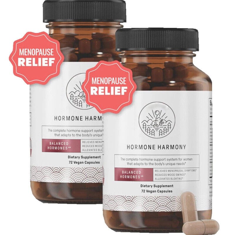 NEW Happy Mammoth Hormone Harmony Natural Hormonal Support for Women 72 Capsules