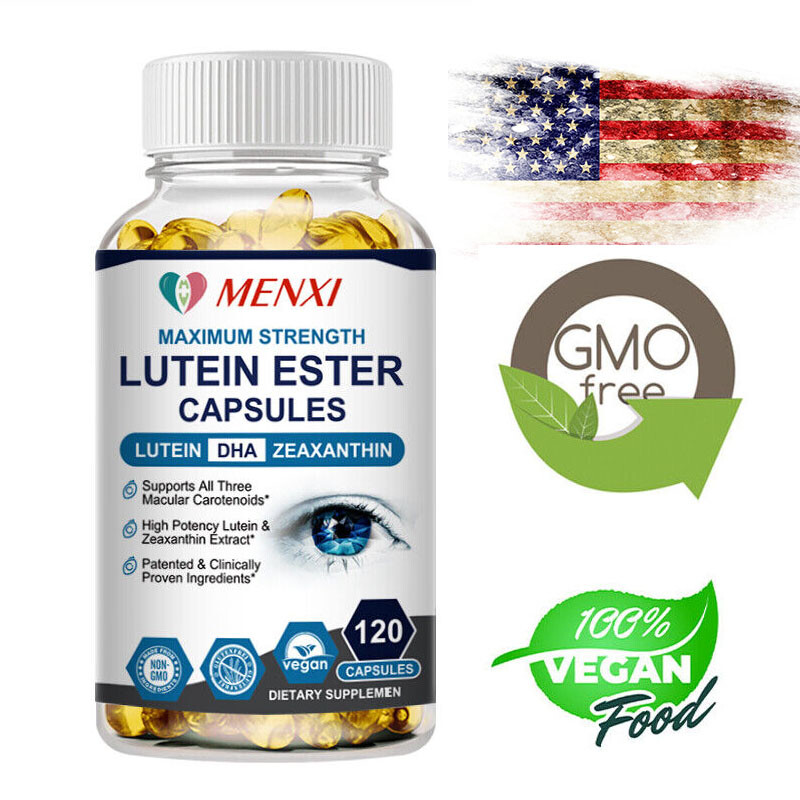 Eye Vitamins Lutein, Zeaxanthin,Bilberry Extract Relief Eye Strain,Vision Health