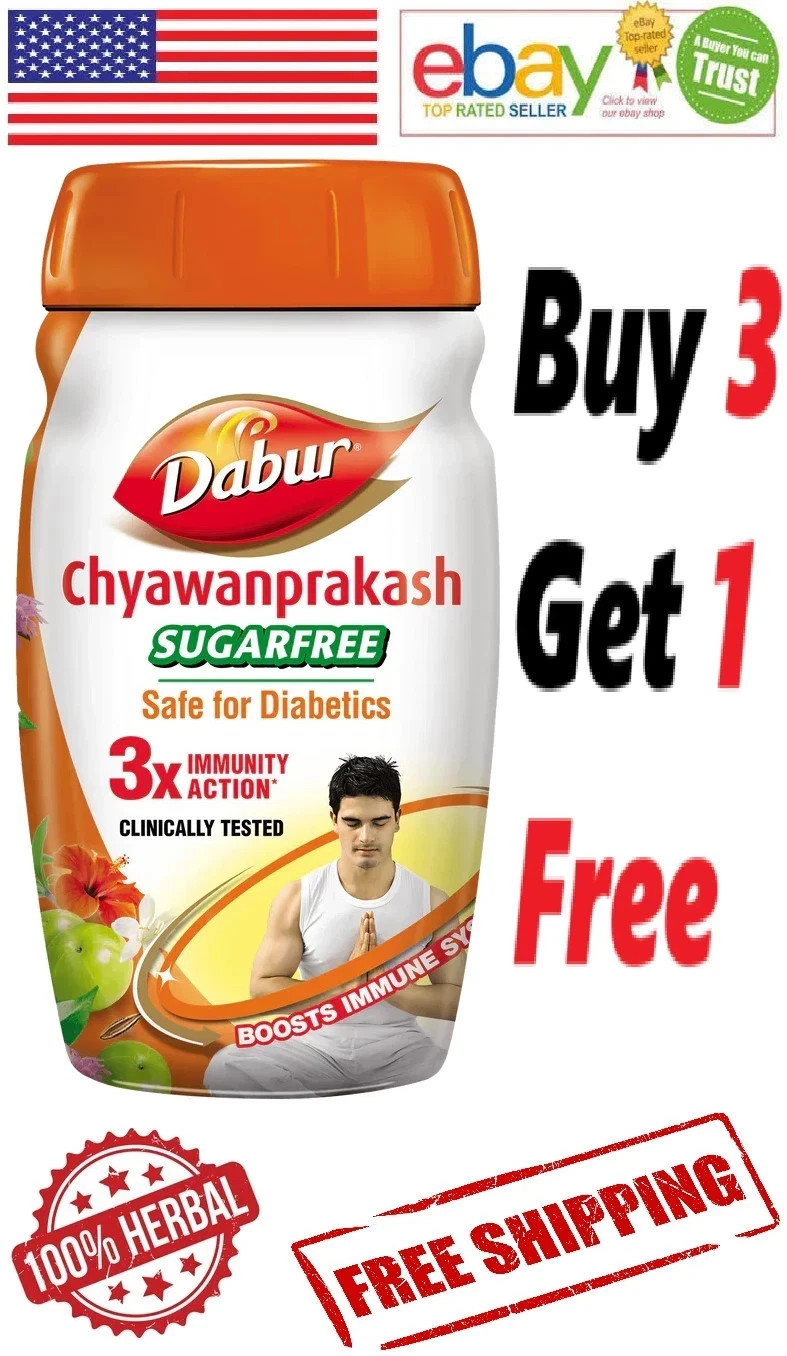 Dabur Chyawanprakash Sugarfree 450g Boosts Immunity Digestion (FREE SHIP)