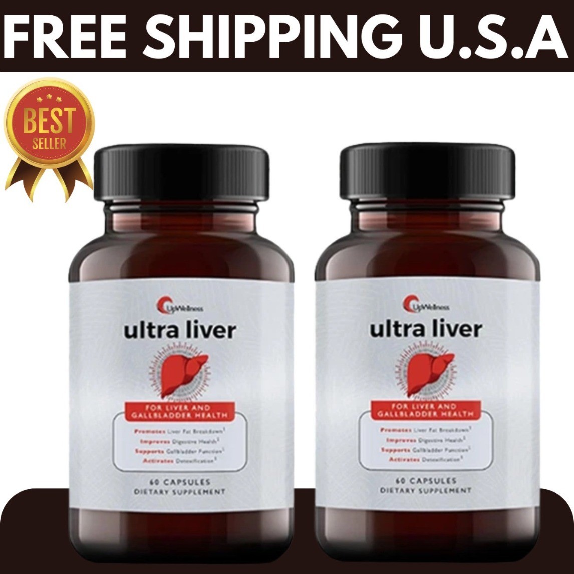 Up Wellness Ultra Liver Gallbladder Support Supplement Liver Health