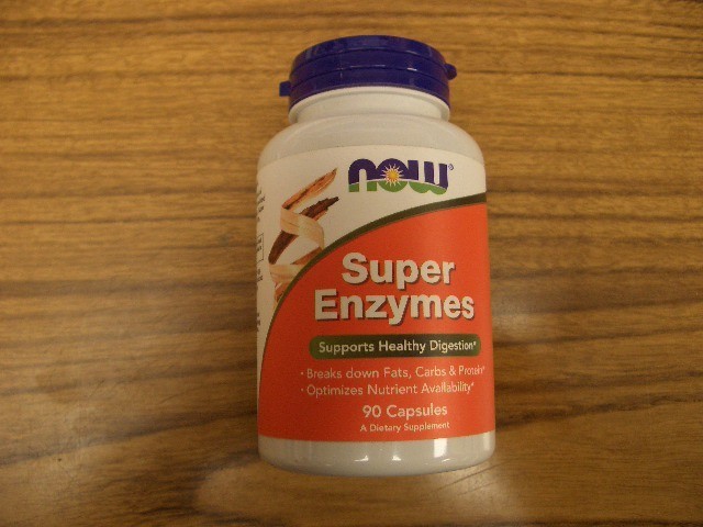 Now Foods Super Enzymes Supports Healthy Digestion 90 Capsules Best By 3/2027