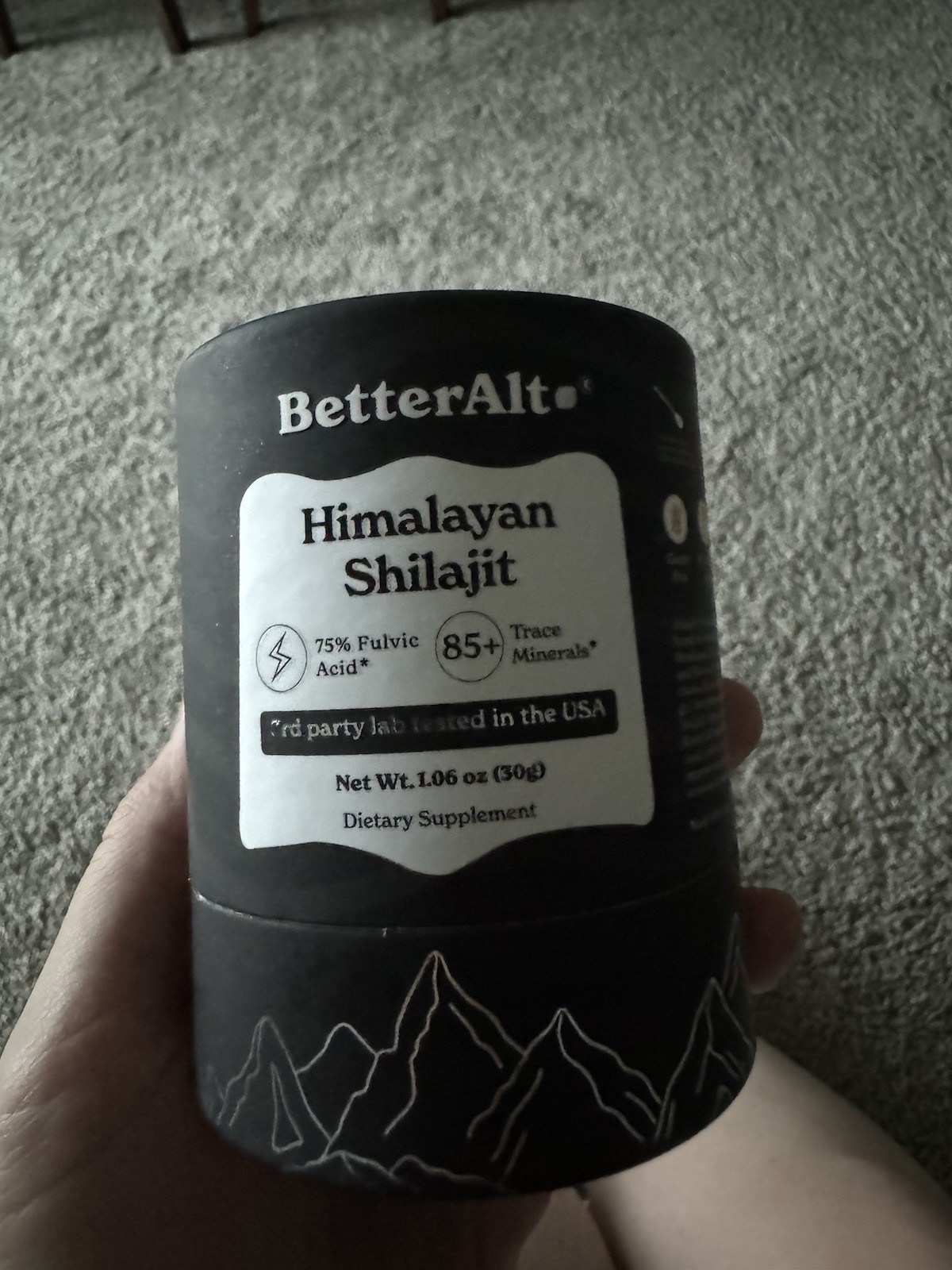 BetterAlt Pure Himalayan Shilajit Resin Helps Boost Energy Himalayan Superfood